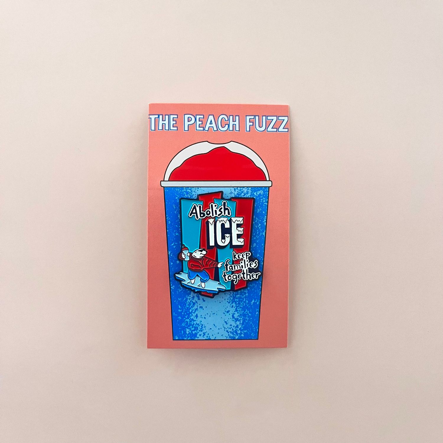 Abolish Ice Enamel Pin