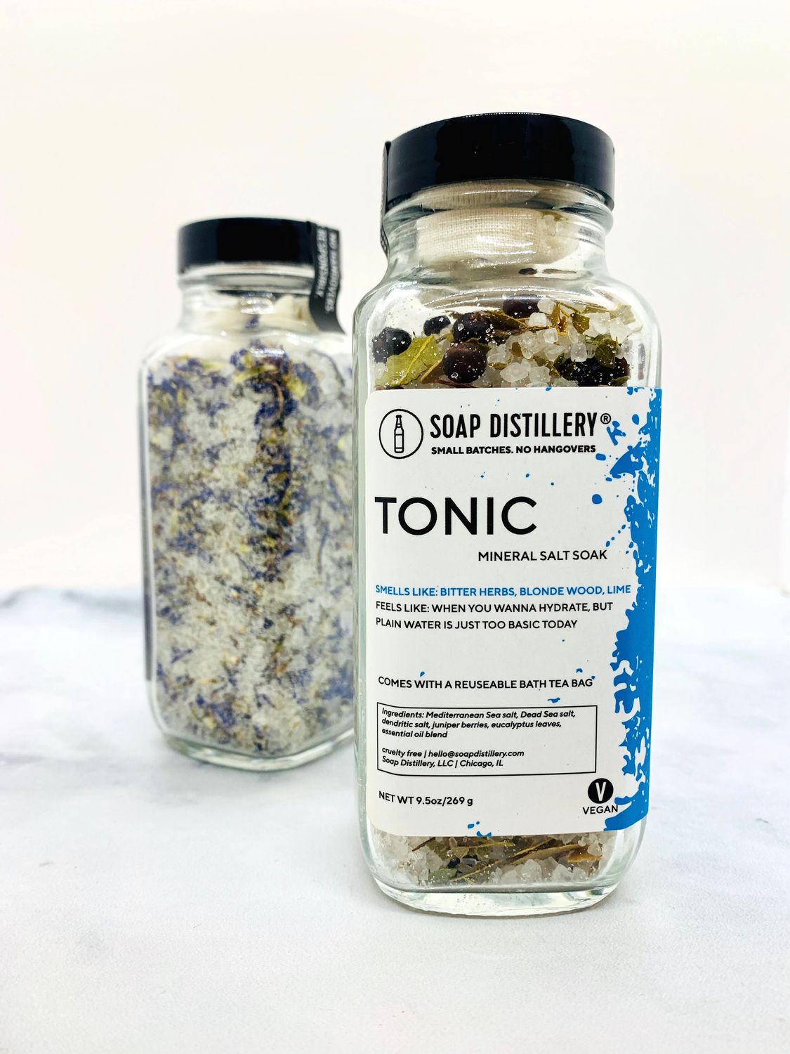 Soap Distillery Mineral Salt Soaks, Scent: Tonic