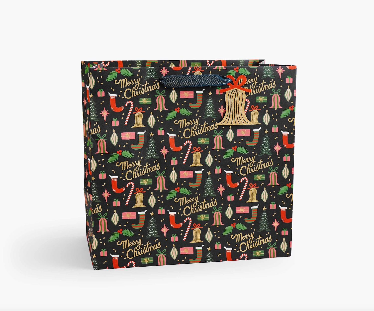 Deck The Halls Holiday Gift Bag, Style: Large