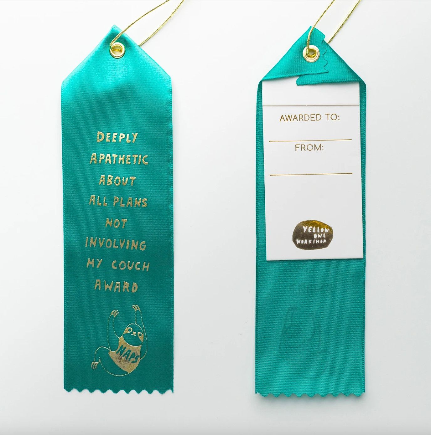 Award Ribbon, Style: Apathetic Naps Sloth