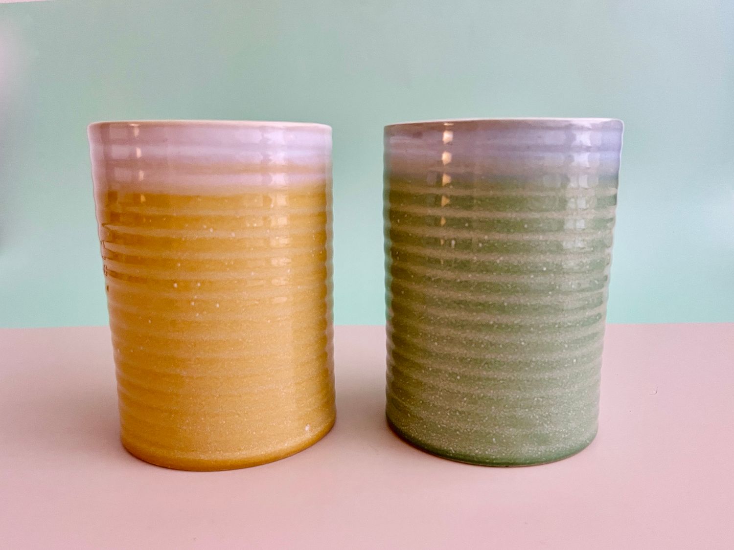 Mineral Utensil Crock, Color: Ochre