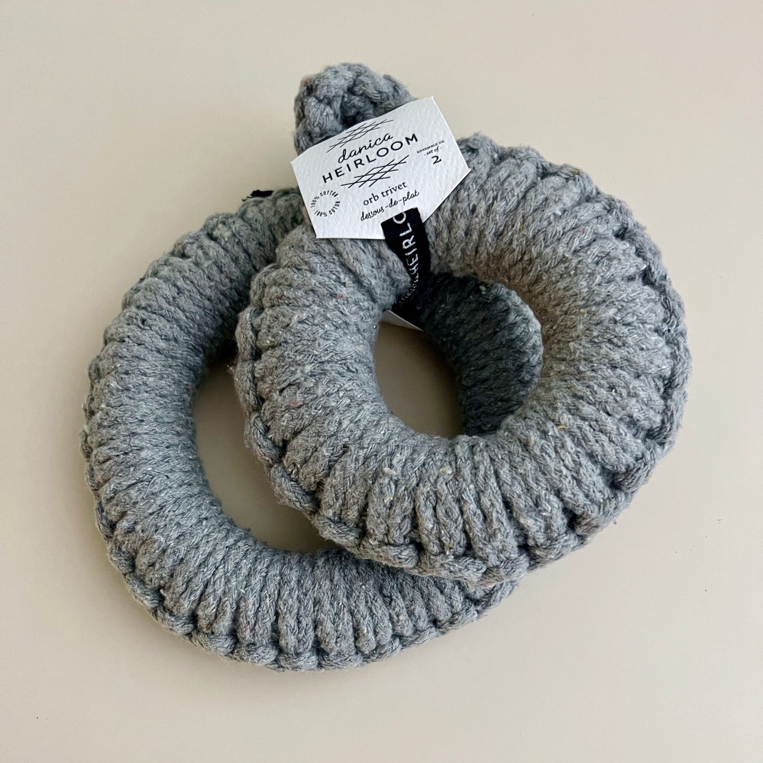 Orb Trivet, Color: Dove Gray