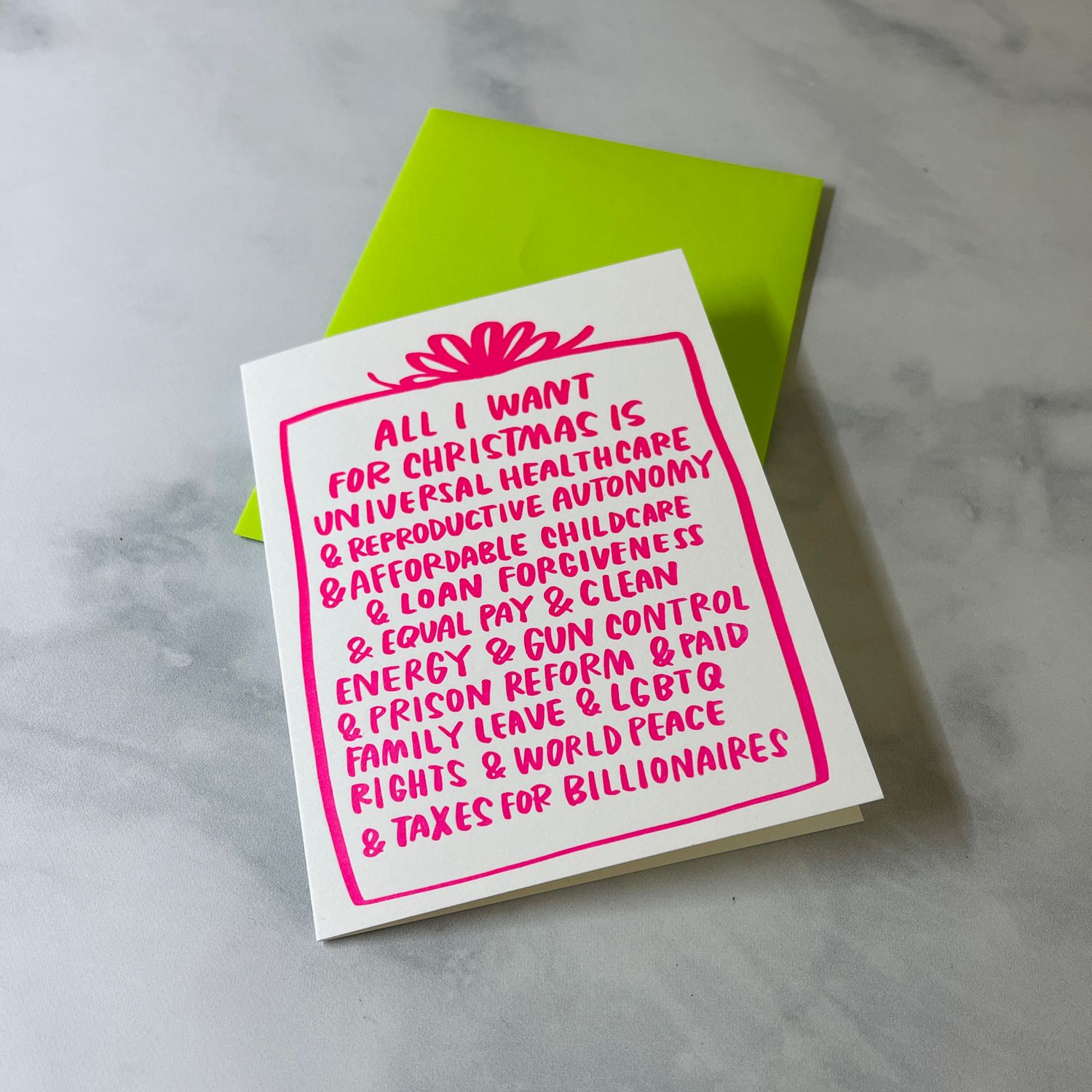 Woke Christmas Card, Style: Individual Card