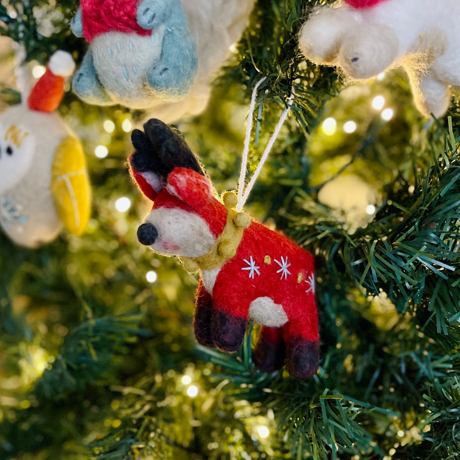 Woodland Holiday Ornament, Style: Deer