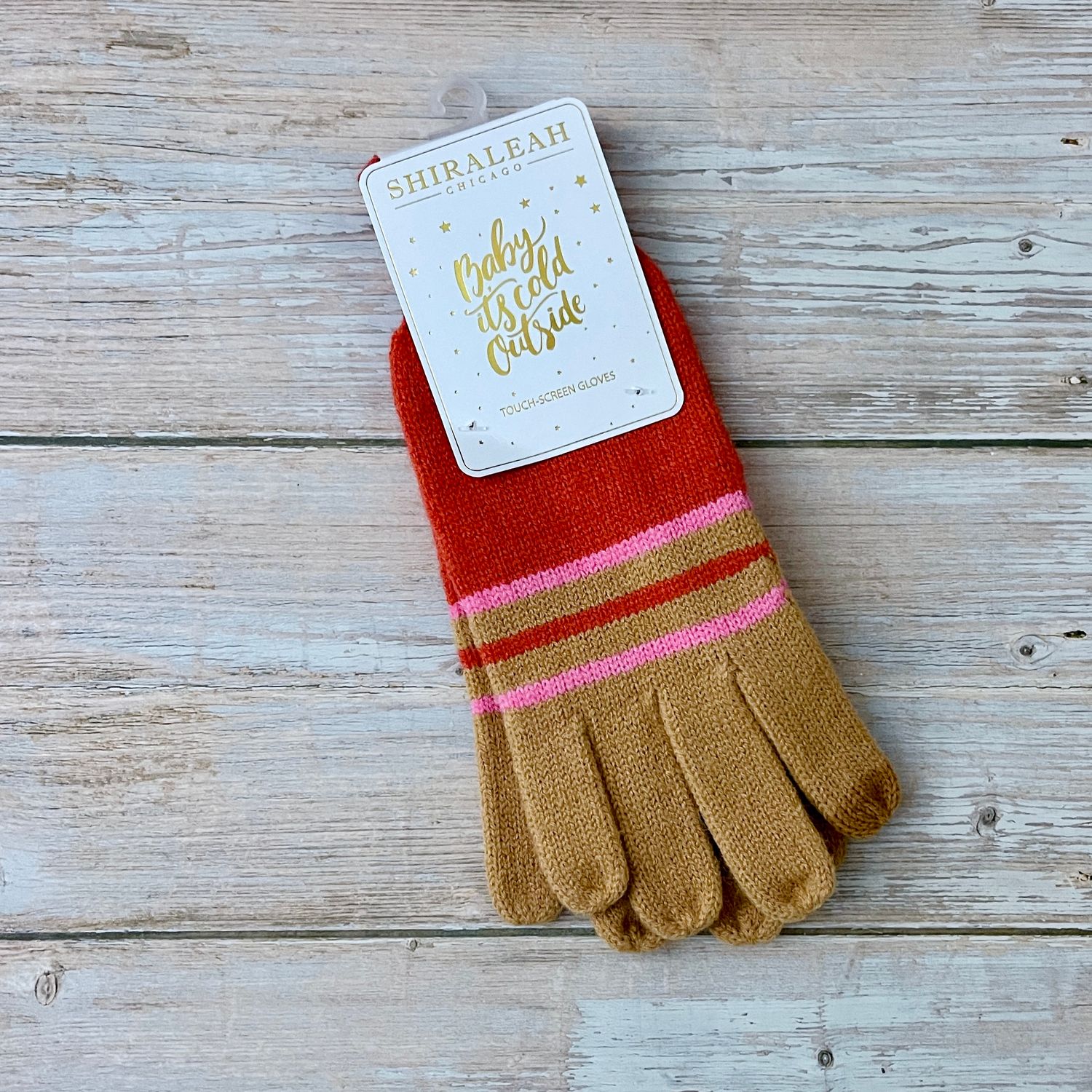 Touchscreen Gloves by Shiraleah, Style: Rory Rust