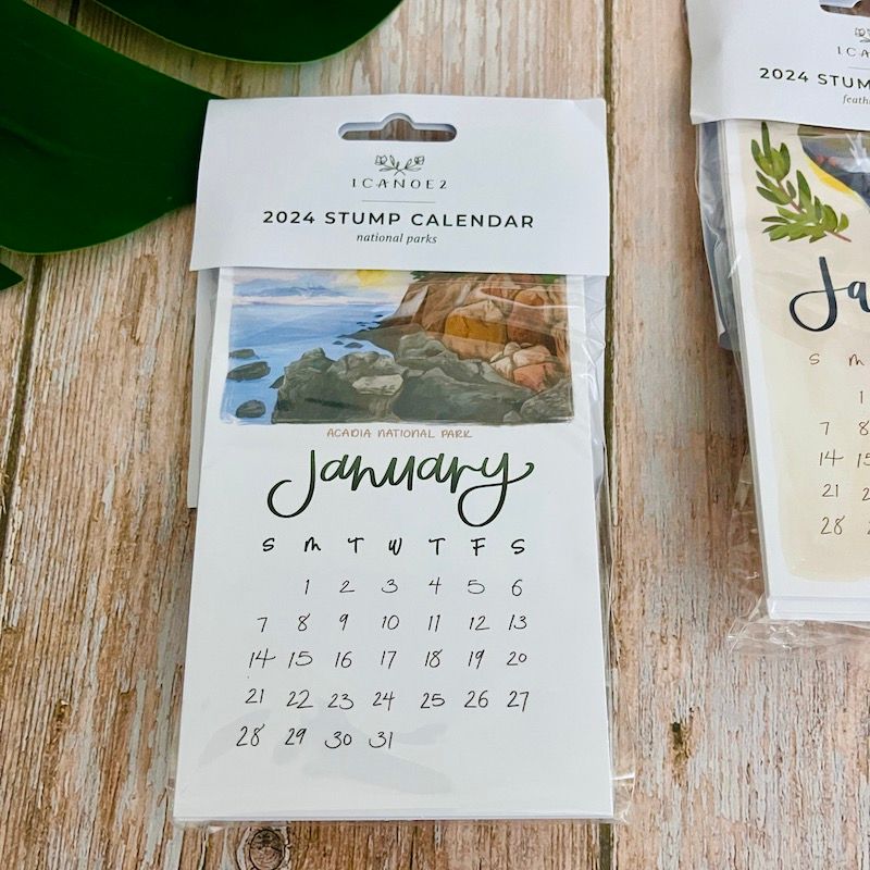 2024 Stump Calendar, Style: National Parks