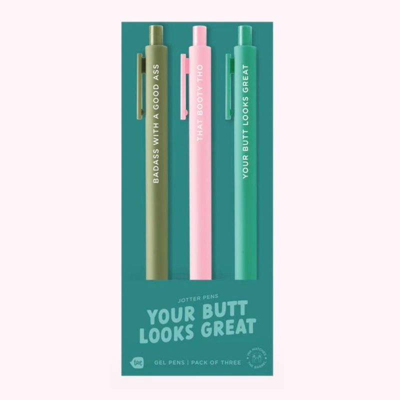 Jotter Sets - 3 Pack Love Edition, Style: Your Butt Looks Great