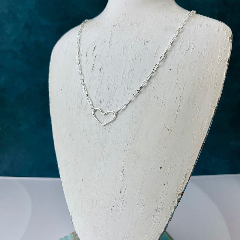 Lover Necklace, 17&quot;, Color: Silver