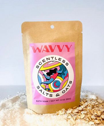 Scentless Salt &amp; Oats Bath Soak by Wavvy, Size: 3oz Single Pack