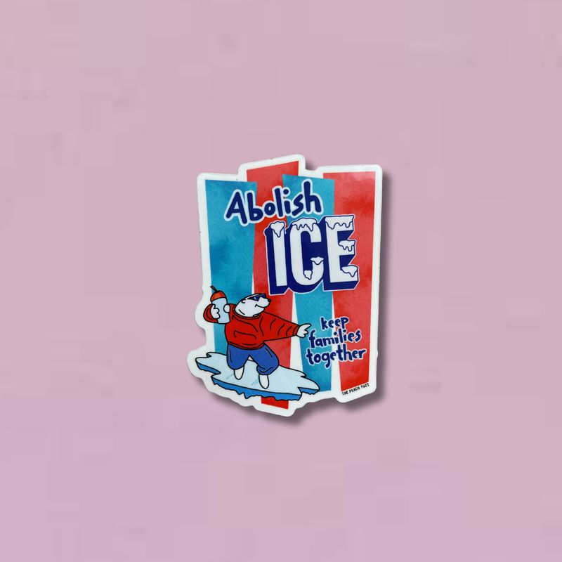 Abolish Ice Sticker