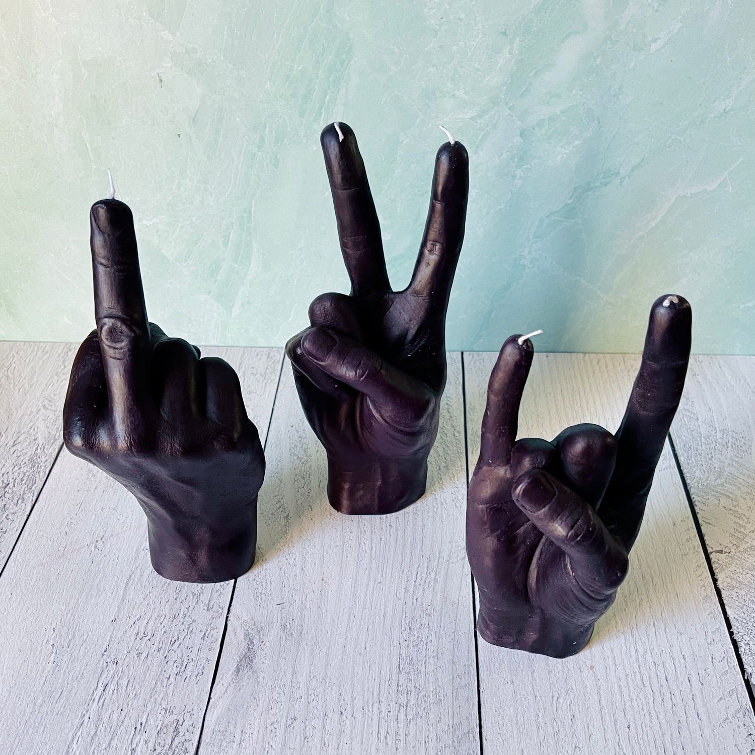 CandleHand Hand Gesture Candle, Style: Middle Finger