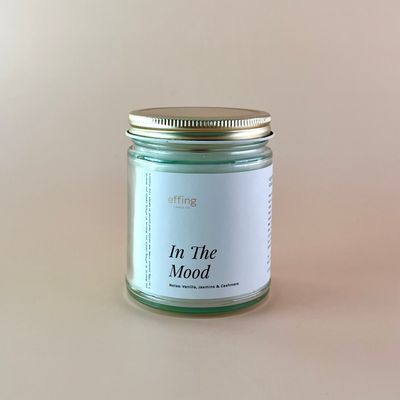 In The Mood Wood Wick Candle | Vanilla, Cashmere, and Jasmine