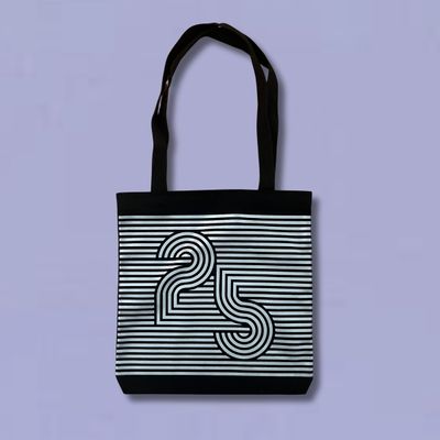 Silver Anniversary Tote Bag