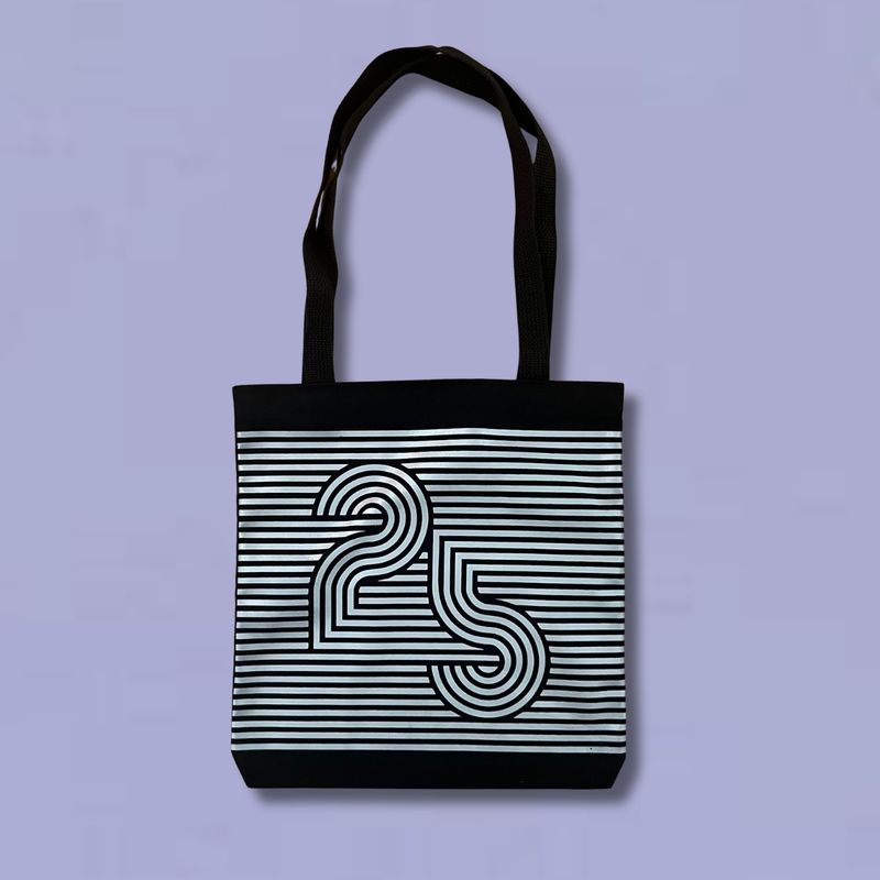 Silver Anniversary Tote Bag