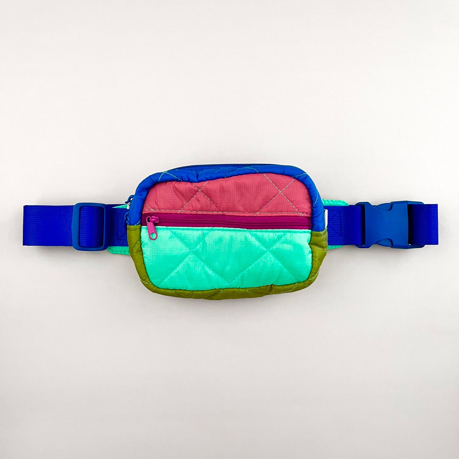Small Puffy Hip Bag, Style: Mint Sage
