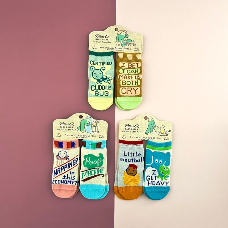 Blue Q Baby Socks