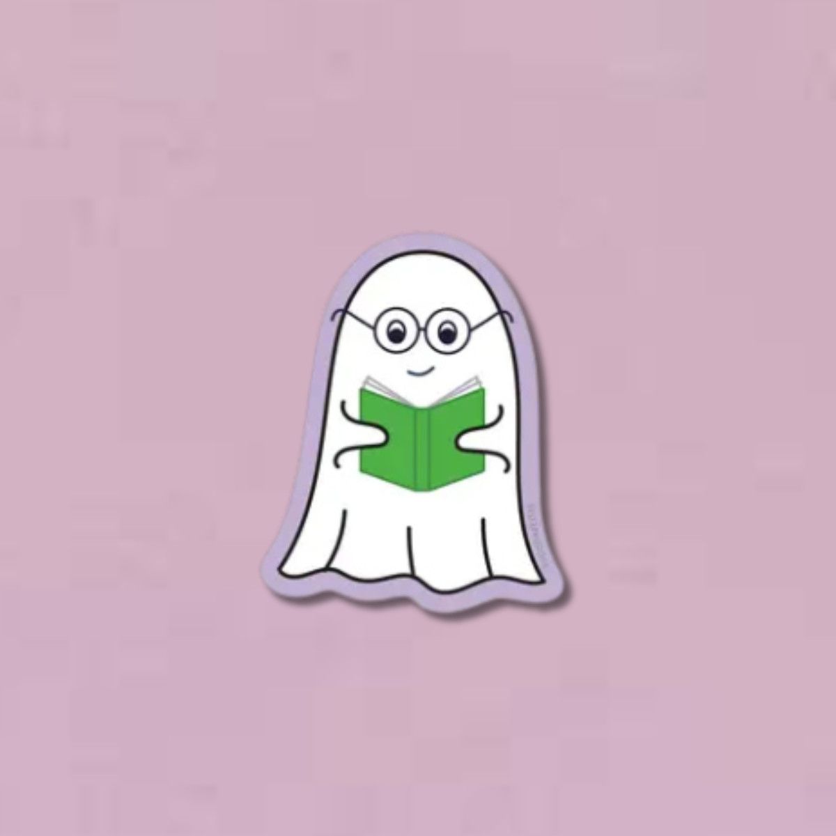 Ghost Reading Sticker