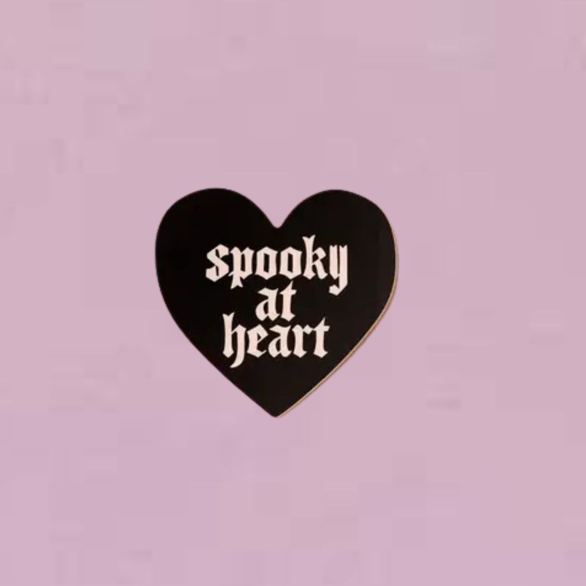 Spooky At Heart Sticker