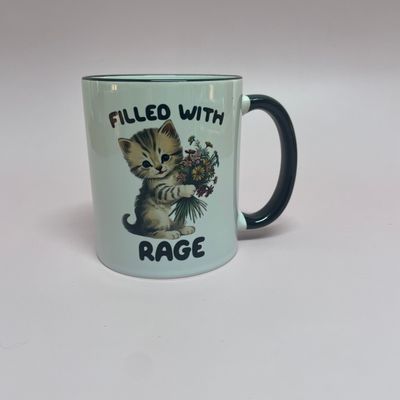 Filled with Rage Kitten 11oz Mug