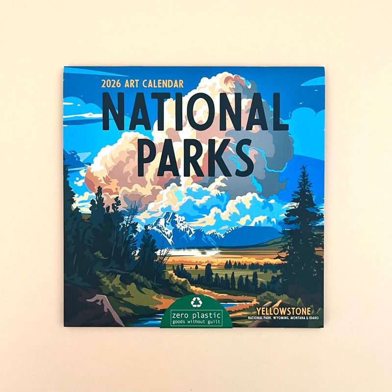 2026 National Parks Art Mini Calendar