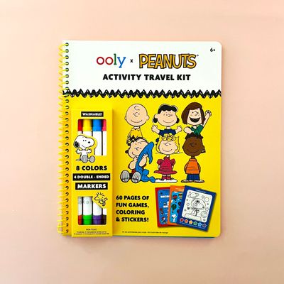OOLY X Peanuts Activity Travel Kit &amp; Double-Ended Markers