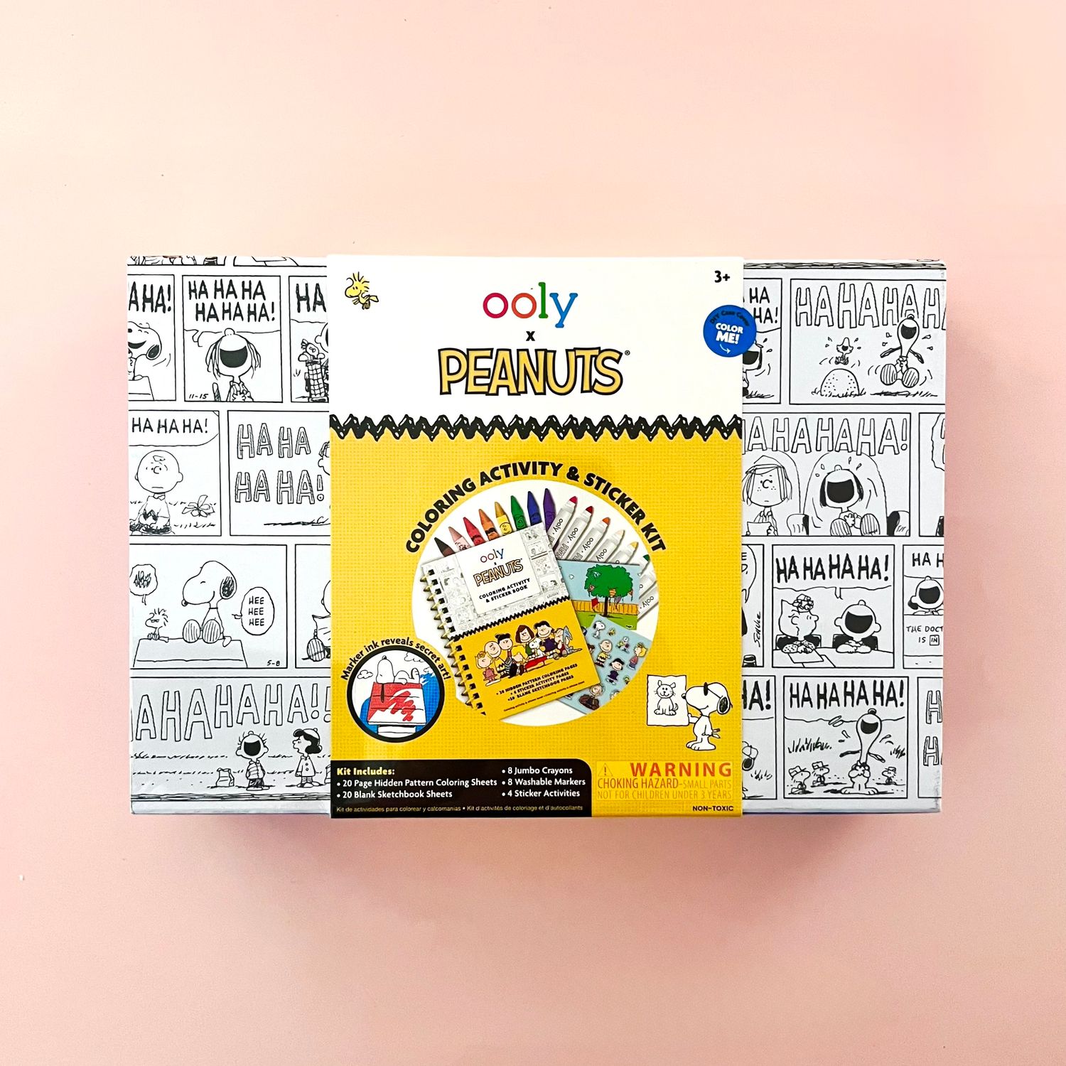 OOLY X Peanuts: Coloring Activity &amp; Sticker Kit