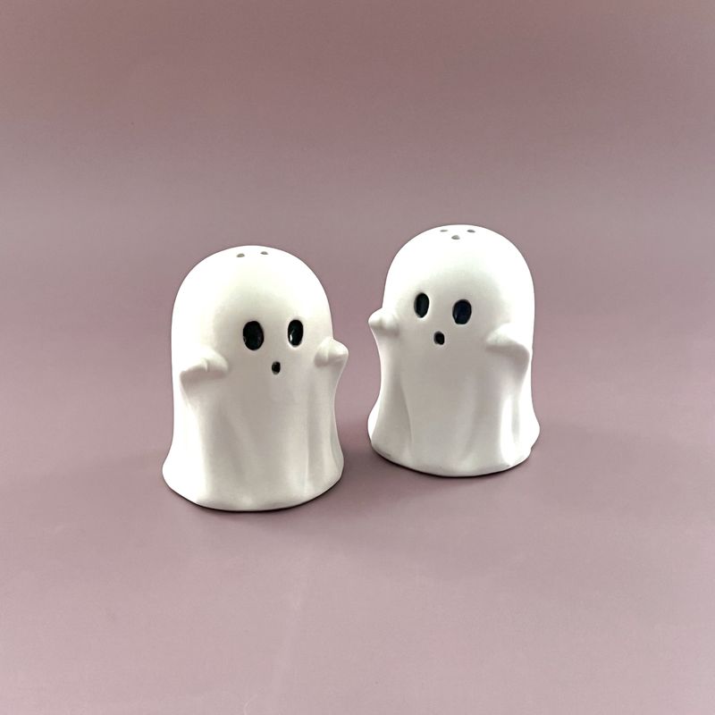 Ghost Shaped Salt &amp; Pepper Shakers