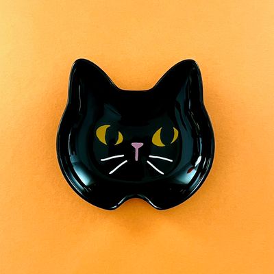 Black Cat Spoon Rest