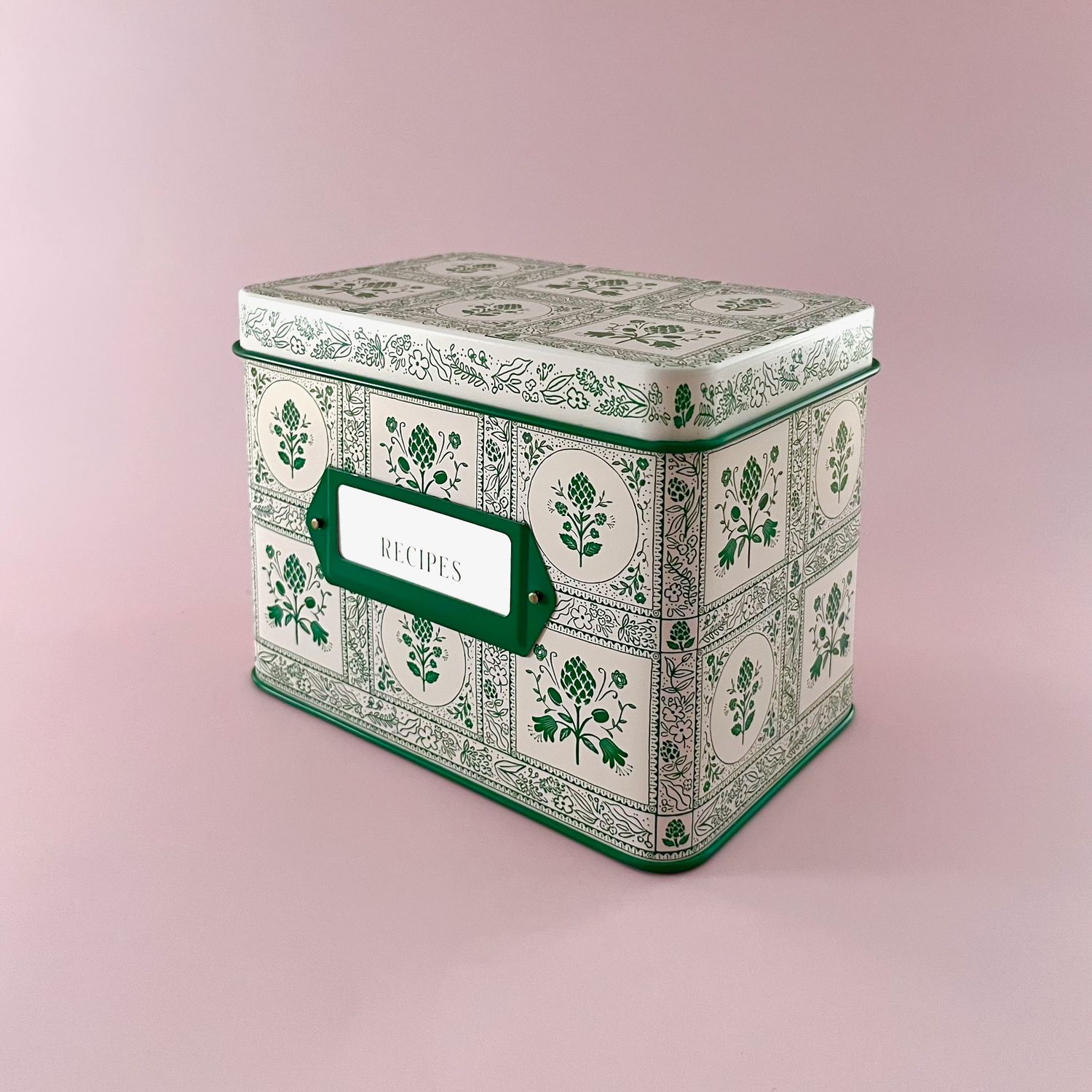 Rifle Paper Artichoke Recipe Tin
