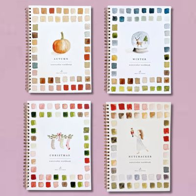 Holiday Watercolor Workbook