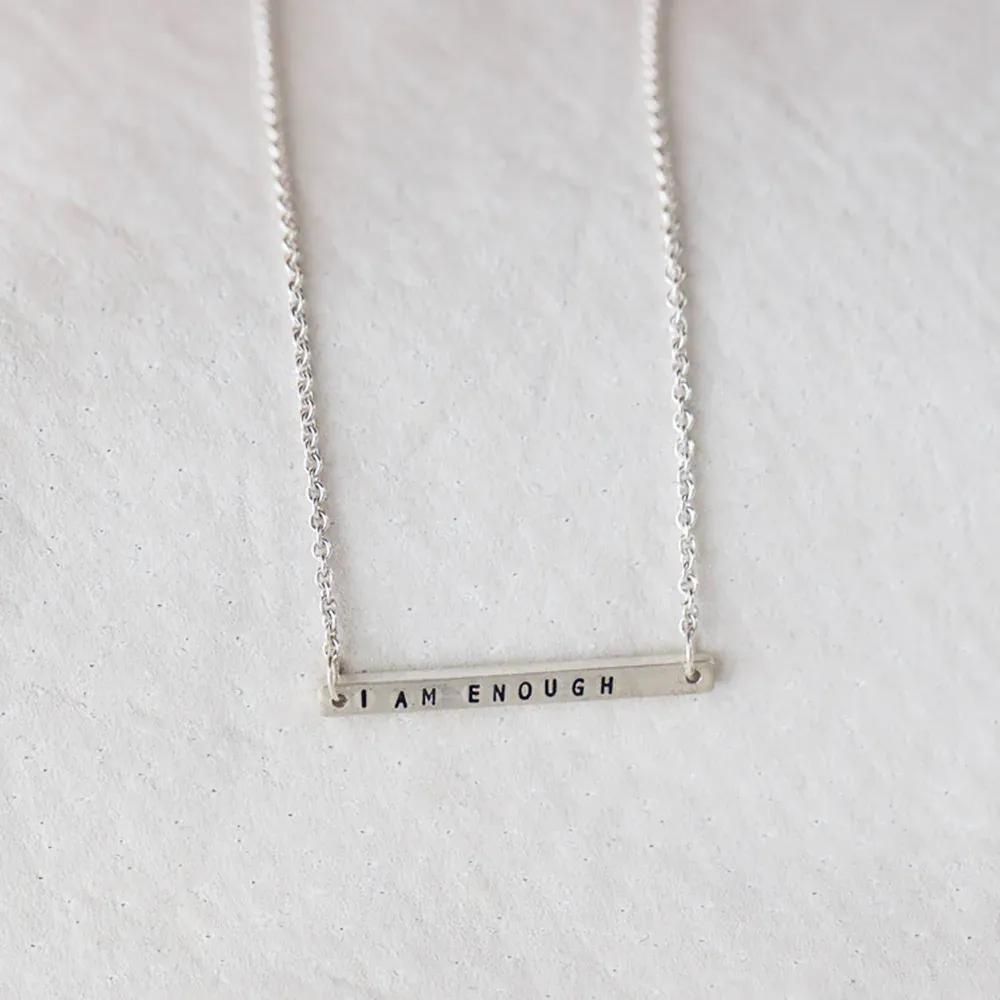 Custom Stamped Horizon Necklace