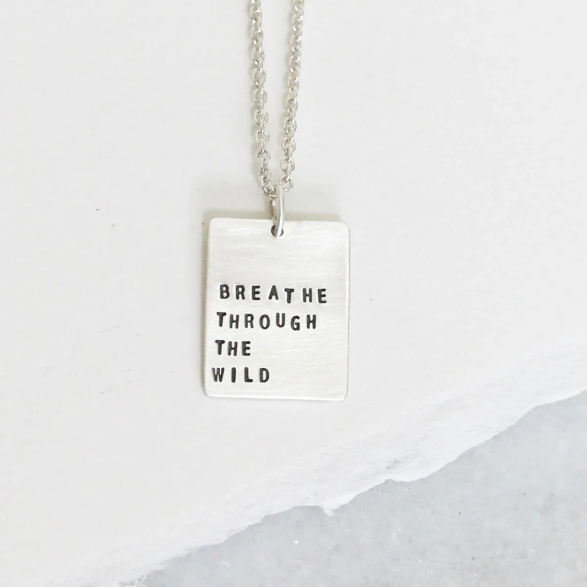 Custom Stamped Everlong Necklace