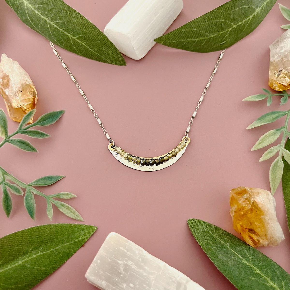 Handmade Parallel Lines Necklace by Art by Any Means