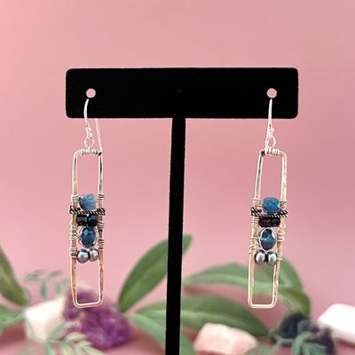 Handmade Silver Tin Fish Earrings by Art by Any Means