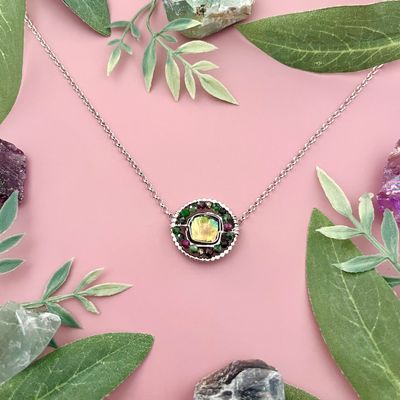 Handmade Lovers Coin Necklace by Art by Any Means