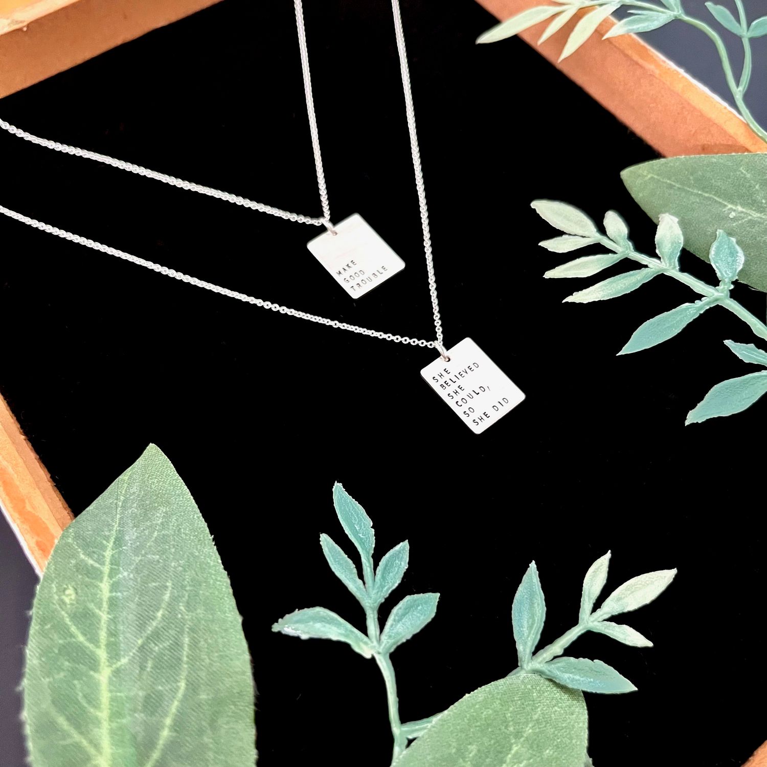 Custom Stamped Everlong Necklace