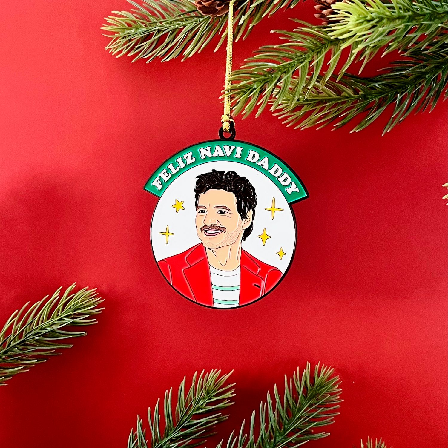 Pedro Feliz Navi-Daddy Enamel Ornament