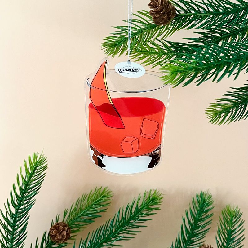 Negroni Shaker Ornament