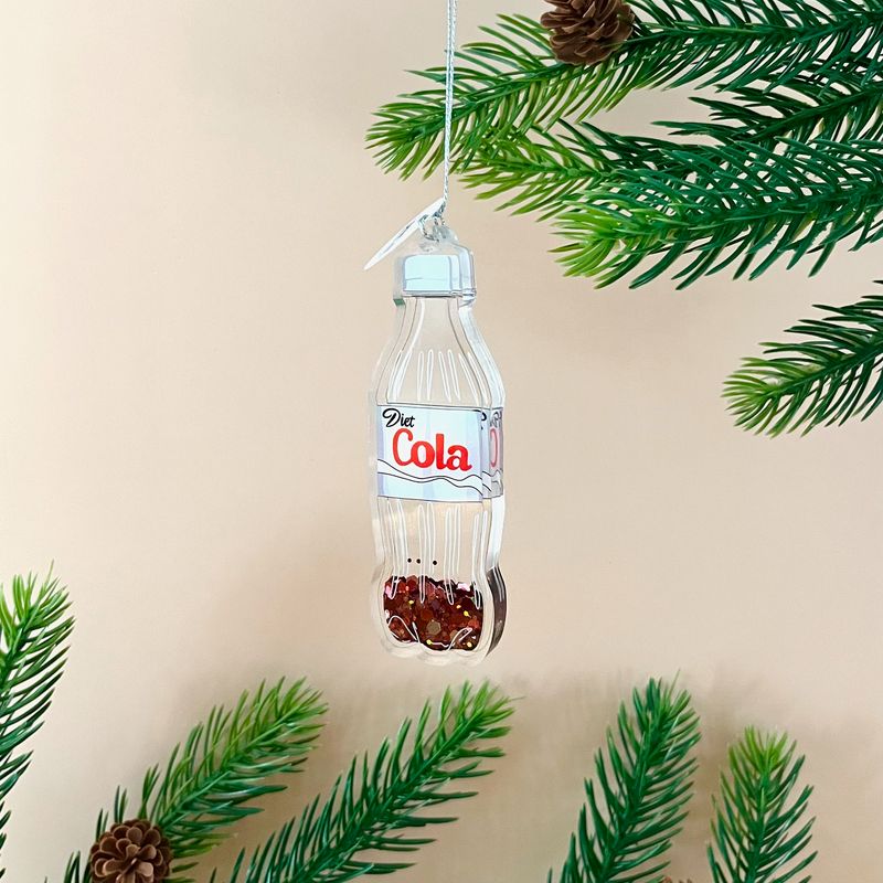 Diet Liquid Sparkle Glitter Ornament
