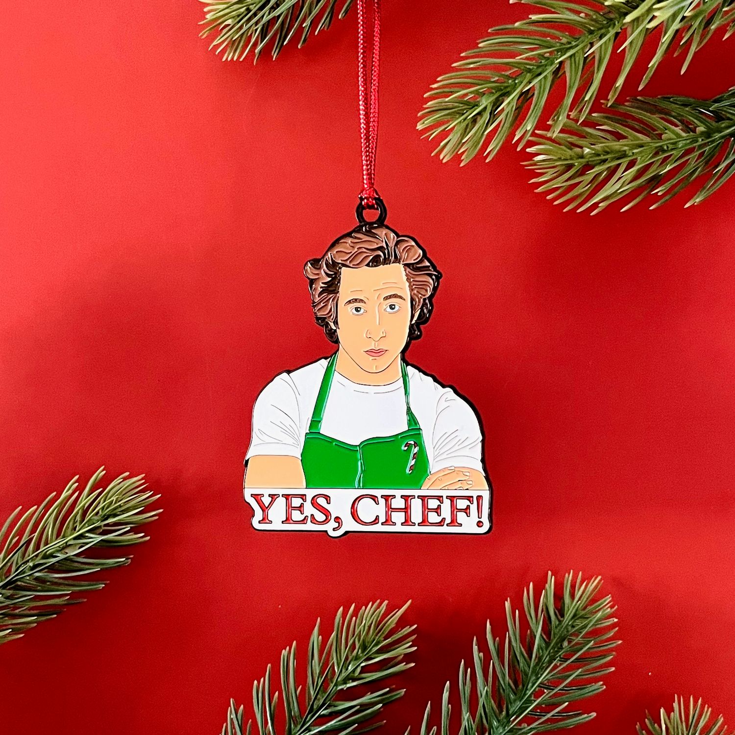 Yes, Chef! Enamel Ornament