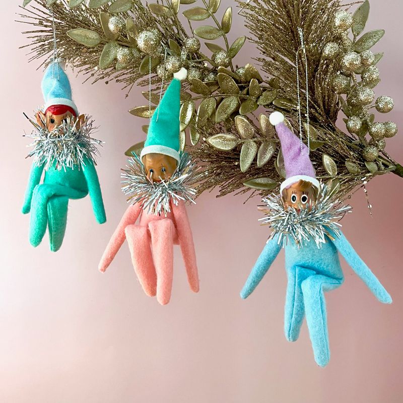 Vintage Reproduction Elf Ornament