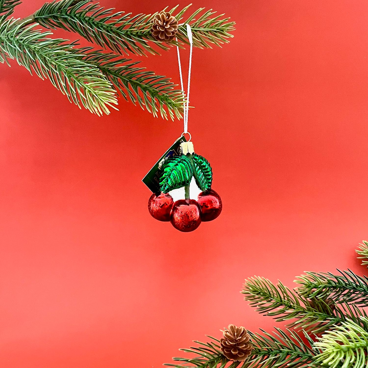 Cherries Ornament