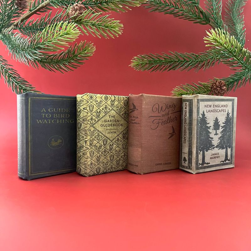 Fabric Book Ornament