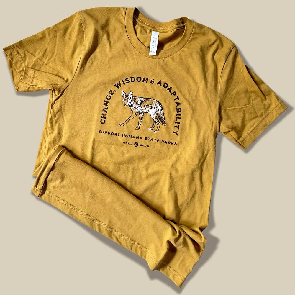 Support Indiana State Parks Coyote T-Shirt