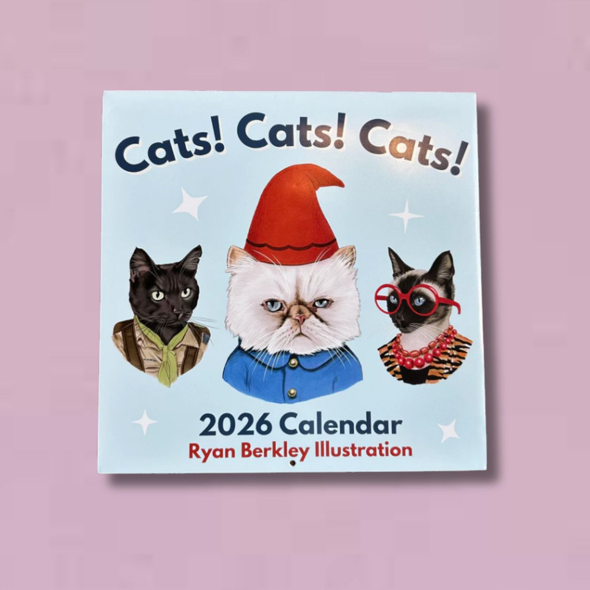 2026 Cats! Cats! Cats!  Wall Calendar by Berkley Illustration