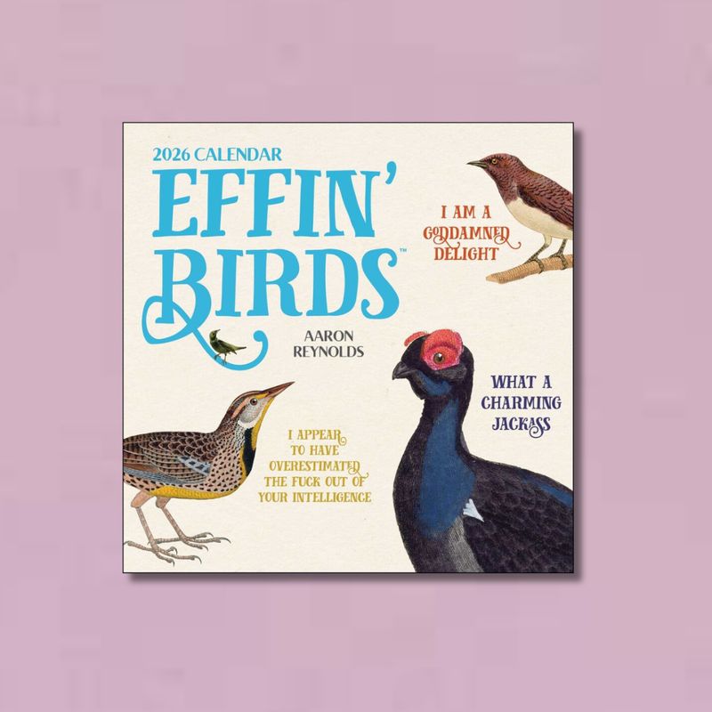 Effin&#39; Birds 2026 Wall Calendar