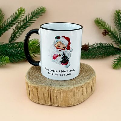 The Yule Tide&#39;s Gay 11oz Holiday Mug