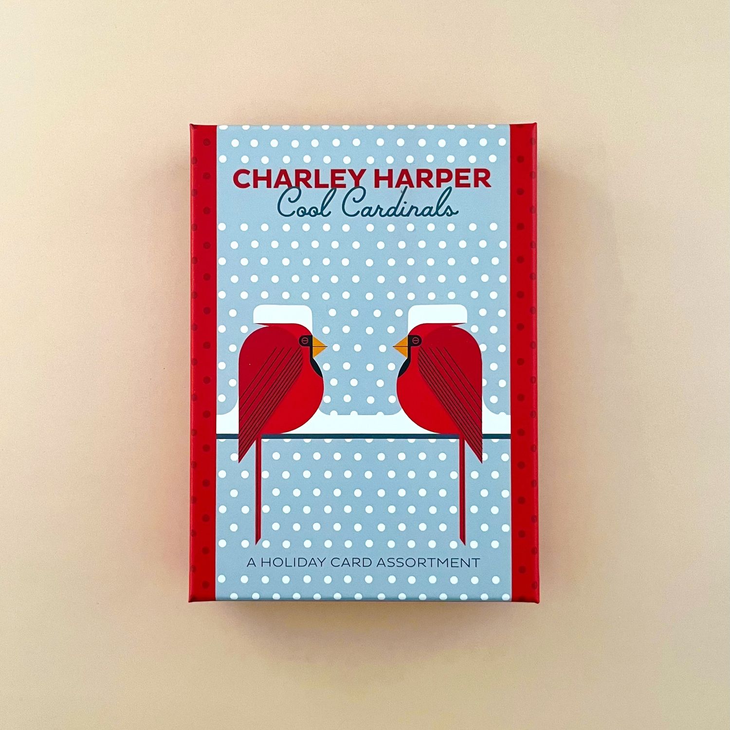 Charley Harper Cool Cardinals Box Set of 20 Assorted Holiday Cards