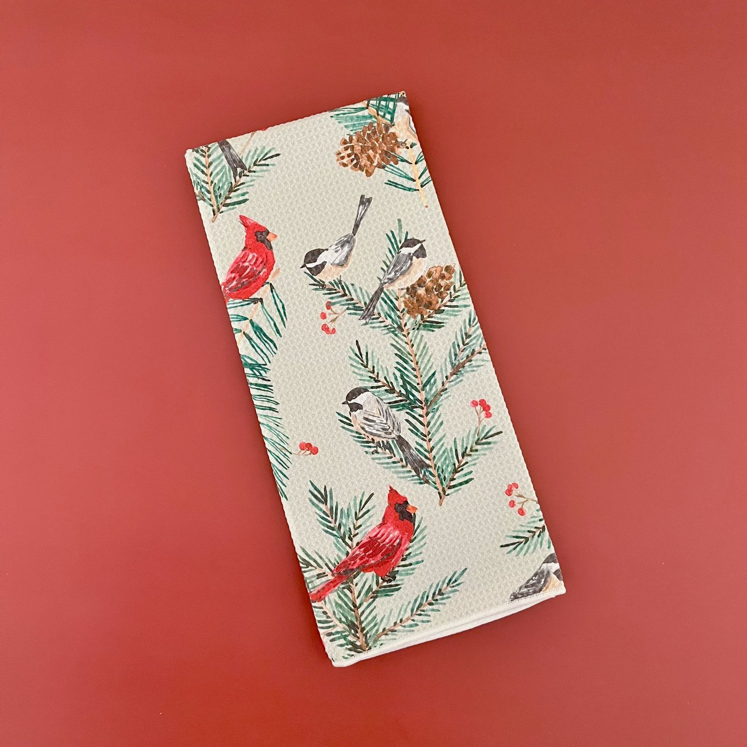 Birds &amp; Boughs Recycled Microfibre Dishtowel