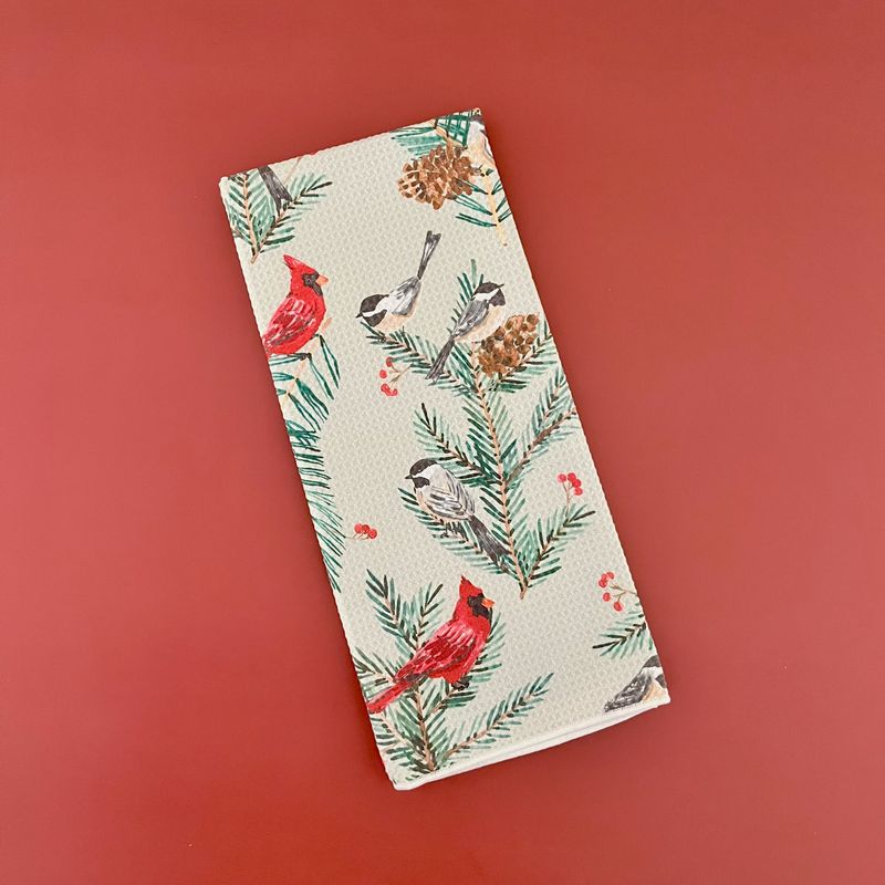 Birds &amp; Boughs Recycled Microfibre Dishtowel
